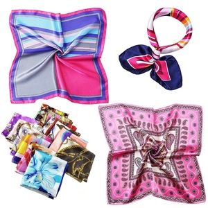 Small Square Neckerchief / Bag / Hair / Face Scarf